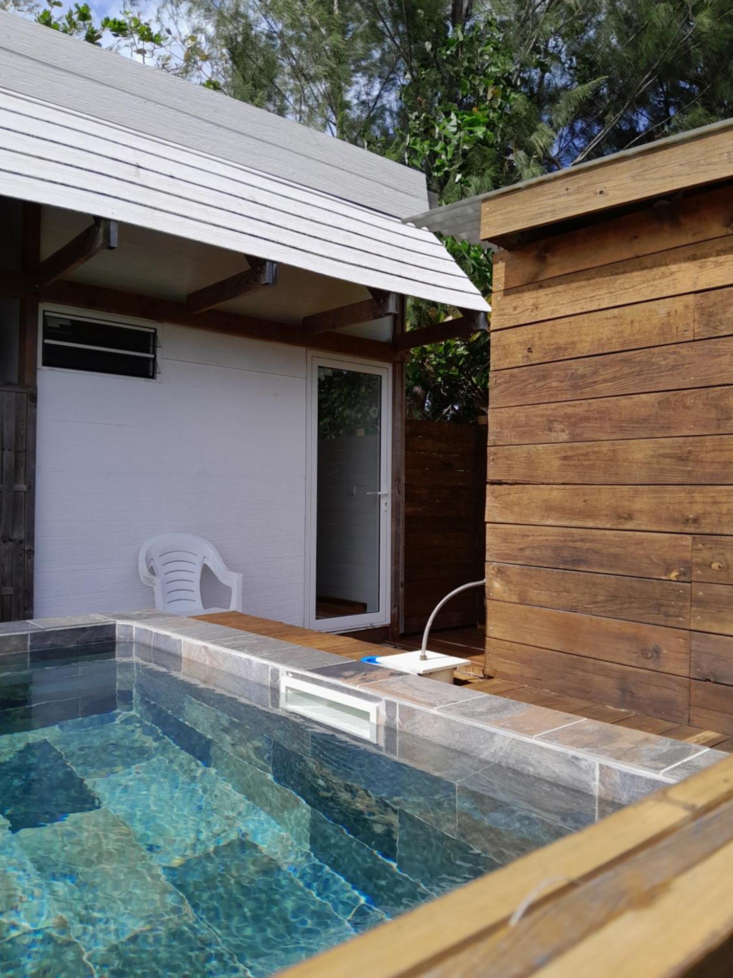 Mara'Ai Le Spot Tubuai, Chambre Triple Deluxe Mahu Sdb Privee Avec Piscine Mataura Exterior photo