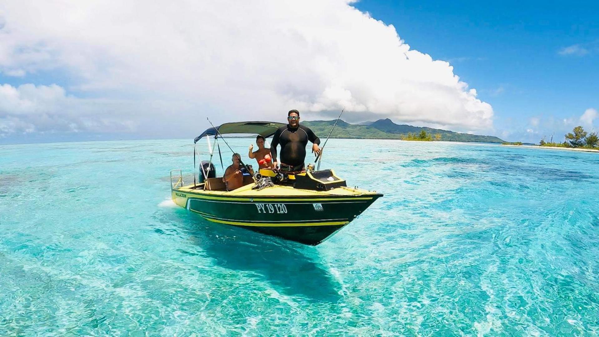 Mara'Ai Le Spot Tubuai, Chambre Triple Deluxe Mahu Sdb Privee Avec Piscine Mataura Exterior photo
